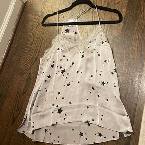Cami nyc lace trim tank top. Size XS